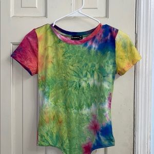 Tye dye body suit